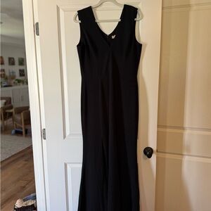 Dress the Population Black Sleeveless Dress with Slit